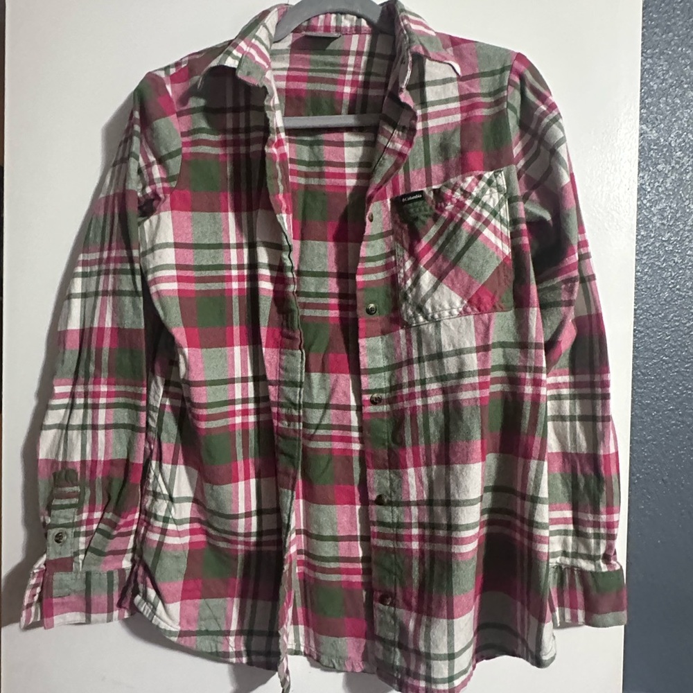 Columbia Plaid Long Sleeve Shirt for‎ Women Size M - Picture 2 of 4